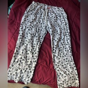 Disney Black and White Mickey Mouse Pajama Pants - FREE SHIPPING ✨